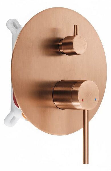 Душ система за вграждане Rea Foss Clif Brush Copper + BOX