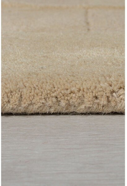 Бежов вълнен кръгъл килим ø 160 cm Gigi - Flair Rugs