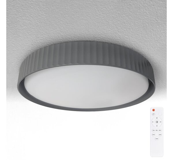 Brilagi - LED димируема таванна лампа LUCIA LED/48W/230V Ø 41 см сива + дистанционно управление