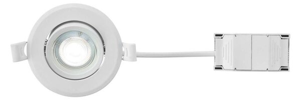 Markslöjd 108885 - димируемо вградено таванно осветително тяло за баня PLUTO LED/4,9W/230V IP44 бяло