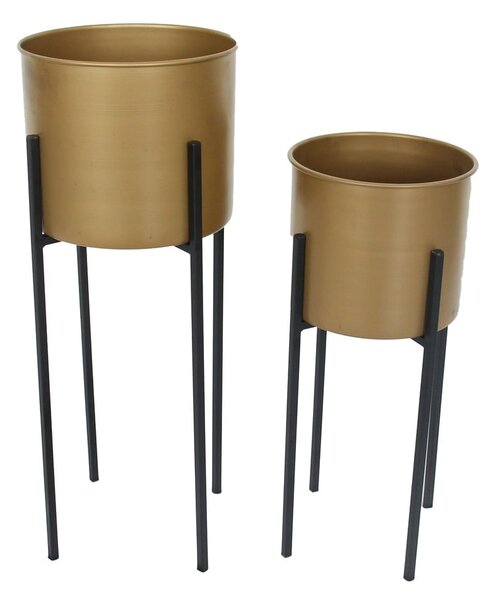Метални комплект саксии 2 бр. ø 24 cm Dempo – Garden Pleasure