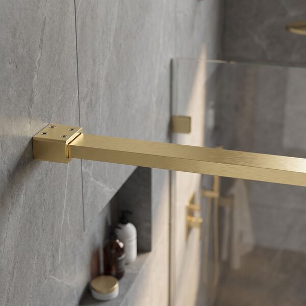 Укрепващо рамо за душ параван 150 см Rea Brush Gold