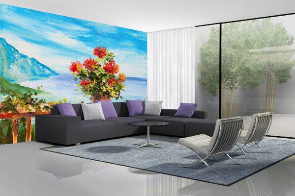 Самозалепваща се флизелинова фототапета картина - букет 375 x 250 см