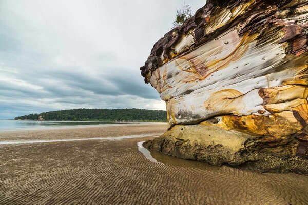 Флизелинов фототапет пясъчни скали 375 x 250 см