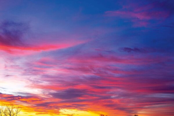 Флизелинов фототапет розово небе 375 x 250 см