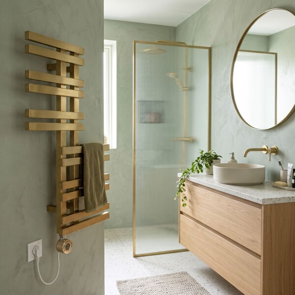 Електрически Радиатор REA Rido 90x50 Brush Gold