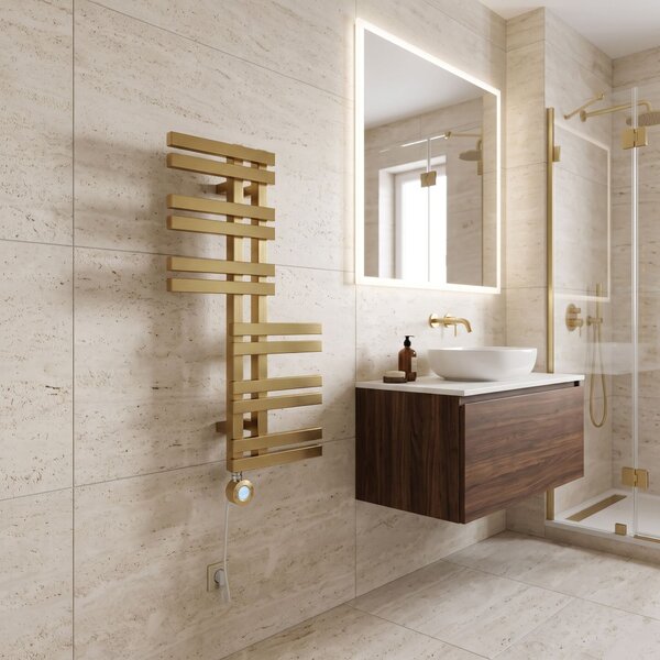 Електрически Радиатор REA Rido 90x50 Brush Gold