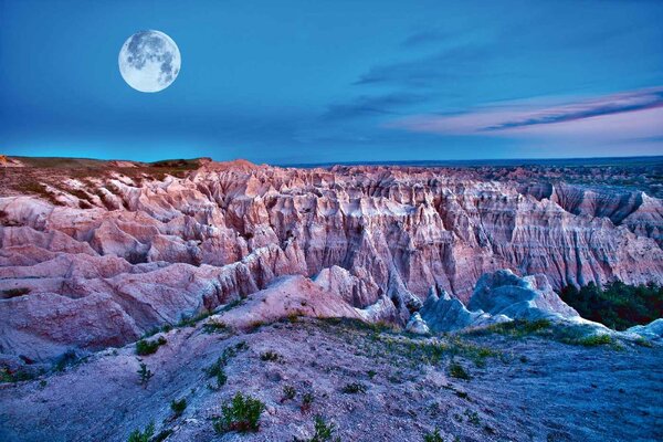 Флизелинов фототапет национален парк бедлендс 375 x 250 см