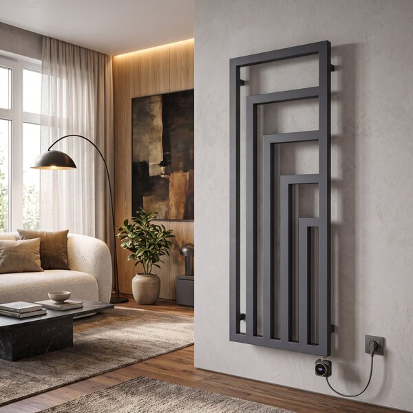 Електрически радиатор Rea Modus 140x50 см Сив