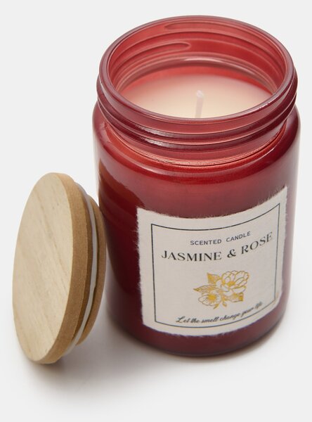 Sinsay - Ароматизирана свещ Jasmine & Rose - бледомораво