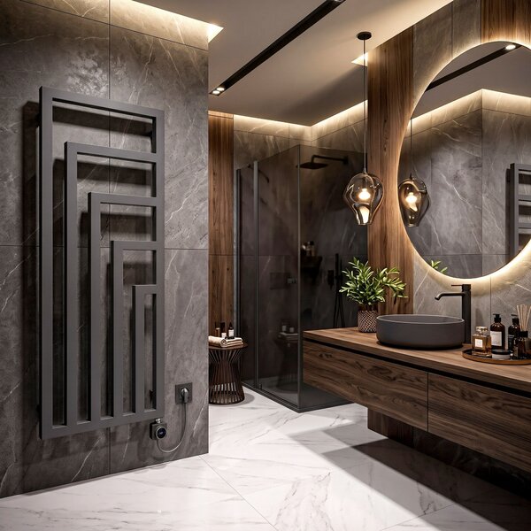 Електрически радиатор Rea Modus 140x50 см Сив