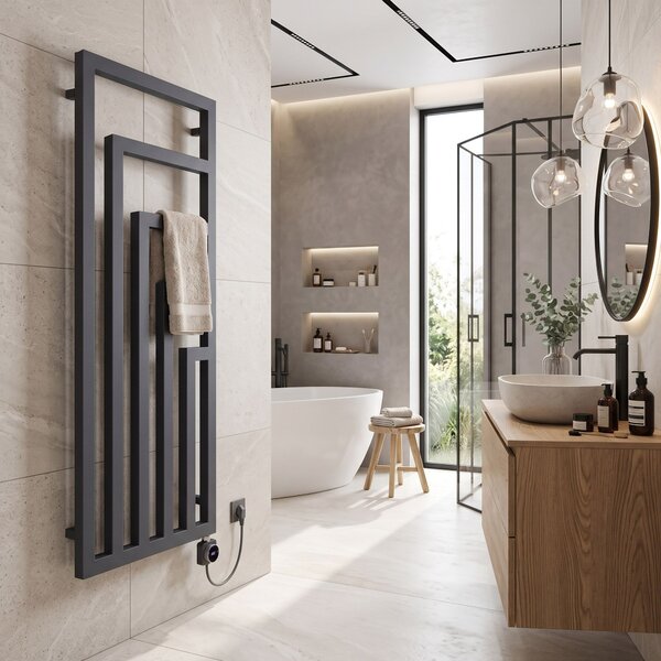 Електрически радиатор Rea Modus 140x50 см Сив
