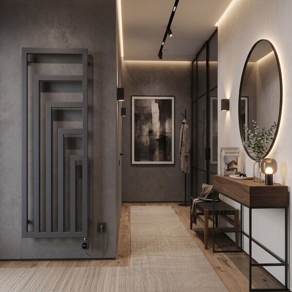 Електрически радиатор Rea Modus 140x50 см Сив