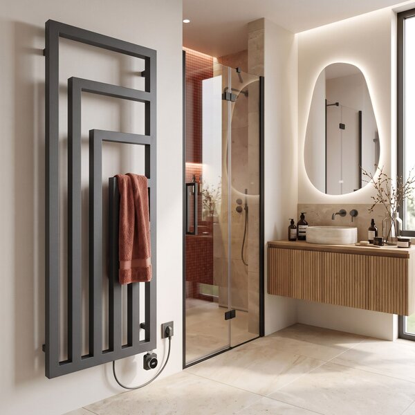 Електрически радиатор Rea Modus 140x50 см Сив