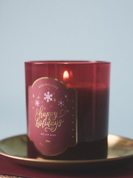 Sinsay - Свещ Mulled Wine - бледомораво