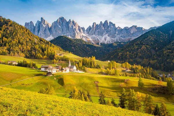 Флизелинов фототапет планинска гледка 375 x 250 см