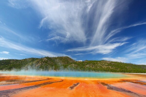 Флизелинов фототапет гранд призматичен извор 375 x 250 см