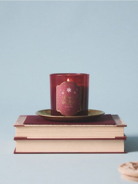 Sinsay - Свещ Mulled Wine - бледомораво