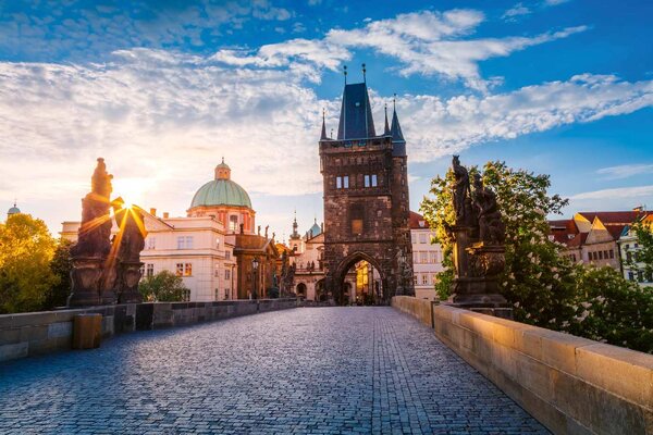 Флизелинов фототапет чарлз бридж 375 x 250 см