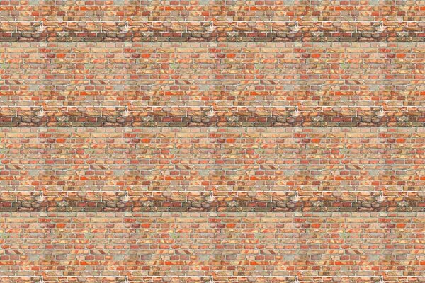 Флизелинов фототапет червена тухлена стена 375 x 250 см