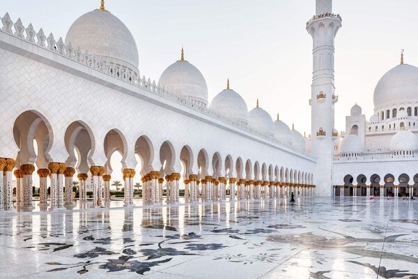 Флизелинов фототапет голямата джамия шейх зайед 375 x 250 см