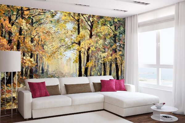 Самозалепваща се флизелинова фототапета картина - есен 375 x 250 см