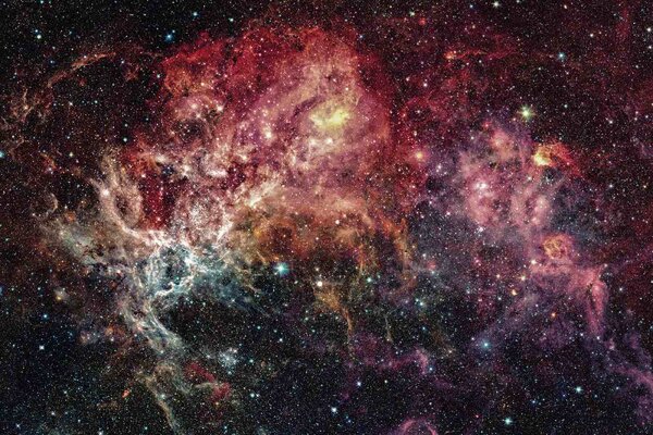 Флизелинов фототапет абстрактна галактика 375 x 250 см