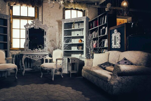 Флизелинов фототапет винтидж интериор ii. 375 x 250 см