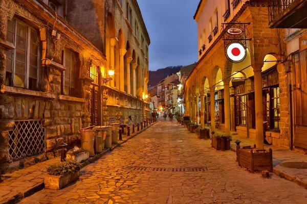 Флизелинов фототапет старинен исторически град 375 x 250 см