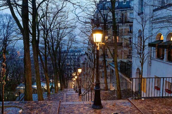 Флизелинов фототапет монмартър 375 x 250 см