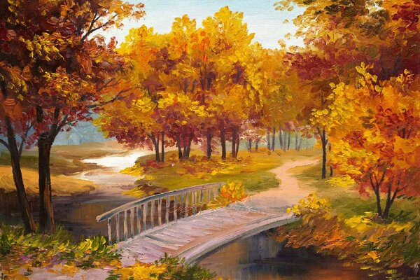 Флизелинов фототапет картина - есенна гора с река 375 x 250 см