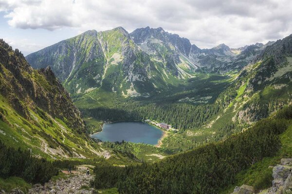 Флизелинов фототапет ледниково езеро 375 x 250 см