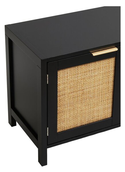 Черна маса за телевизор 120x52x38 cm Sherman – Premier Housewares
