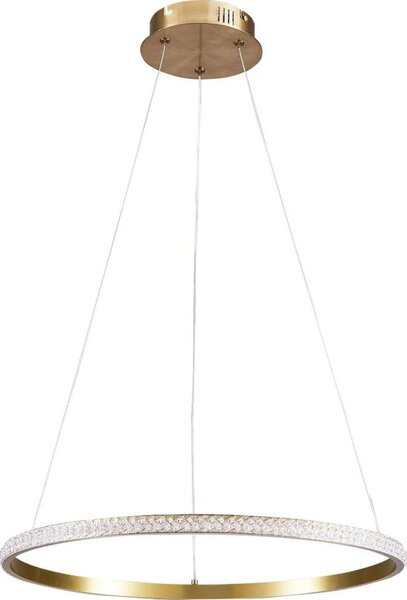 LED полилей на кабел DIANA LED/25W/230V 4000K Ø 50 см златист