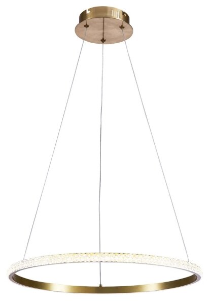 LED полилей на кабел DIANA LED/25W/230V 4000K Ø 50 см златист