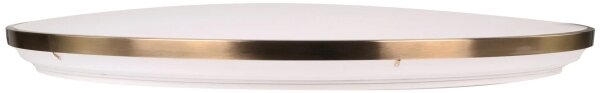 LED плафон с възможност за димиране KERN LED/80W/230V, диаметър 80 см, златист + дистанционно управление
