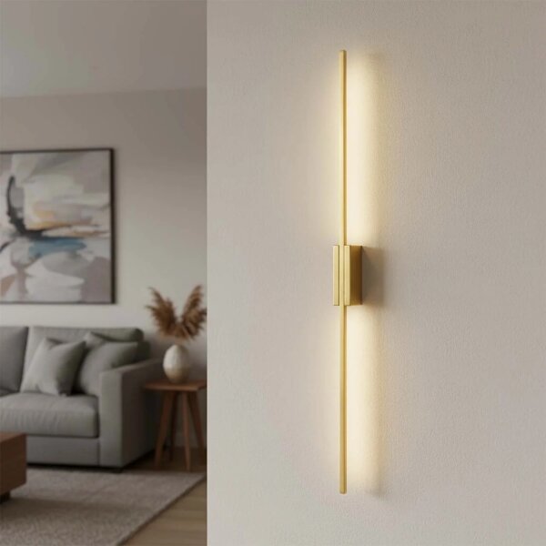 LED стенен аплик AISHA LED/20W/230V 4000K 120 cm златист