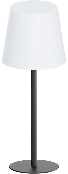 RGB LED димируема настолна лампа LUCIA с докосване LED/2W/5V 3600 mAh IP44 черна