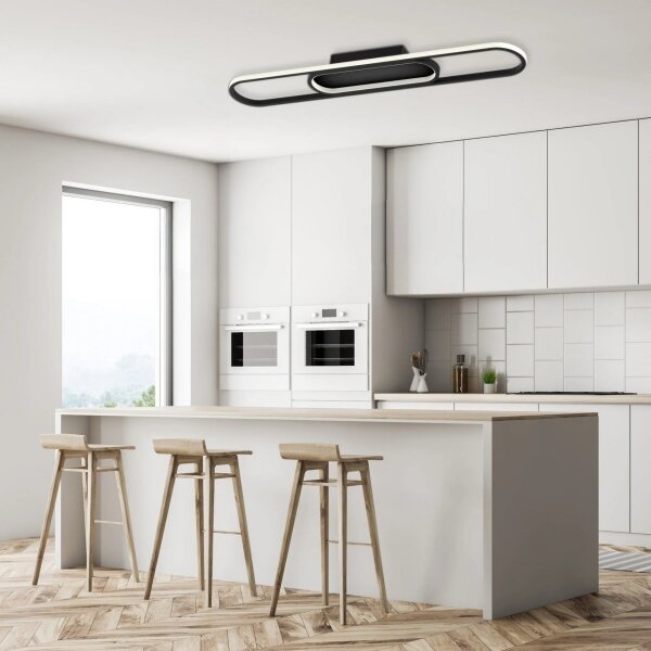 LED таванно осветително тяло CORDOBA LED/26W/230V черно