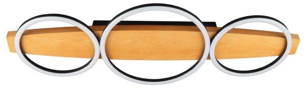 LED таванно осветително тяло MELISA LED/28W/230V 26,5x70 cm бор