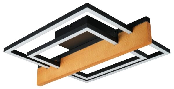 LED таванно осветително тяло LARYSA LED/23W/230V 35x45 сосна