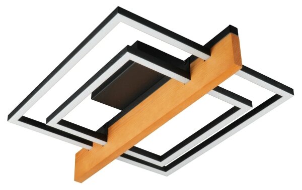 LED таванно осветително тяло LARYSA LED/23W/230V 35x45 сосна