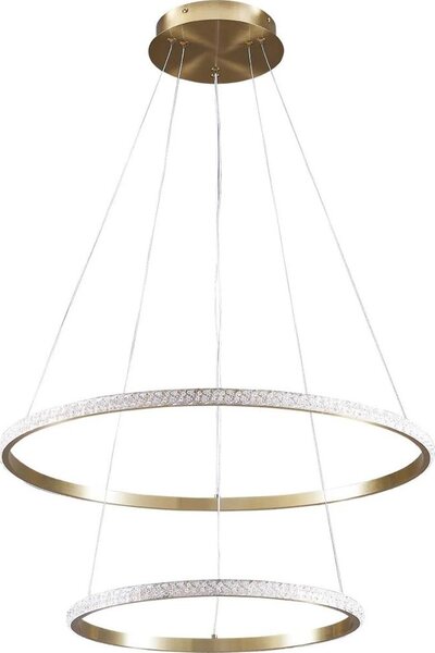 LED полилей на кабел DIANA LED/44W/230V 4000K диаметър 59 см златист