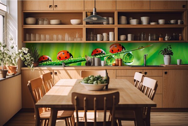 Фототапет за кухня - калинка 420 x 60 см