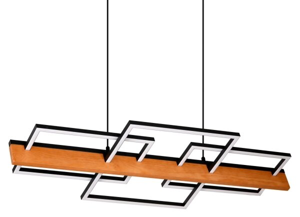 LED полилей на кабел LARYSA LED/35W/230V, борова дървесина