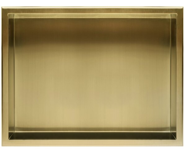 Вграден рафт за баня 30x45 gold brush
