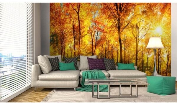 Флизелинов фототапет слънчева гора 375 x 250 см