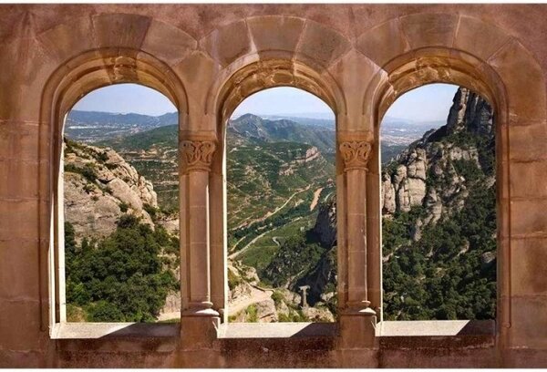 Флизелинов фототапет сводест прозорец 375 x 250 см