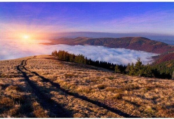 Флизелинов фототапет зора в планината 375 x 250 см