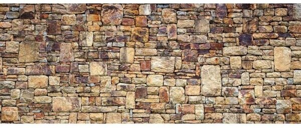 Панорамни флизелинов фототапет каменна стена 375 x 150 см